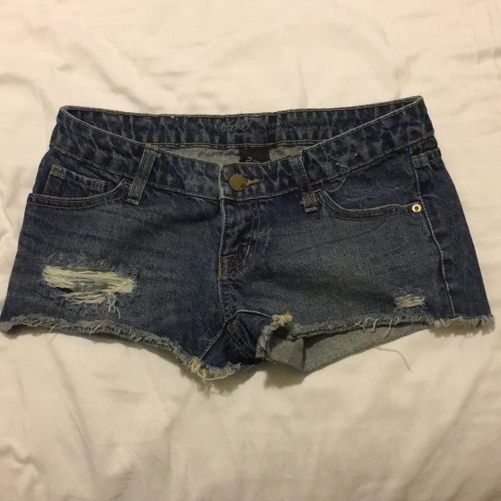 Denim shorts